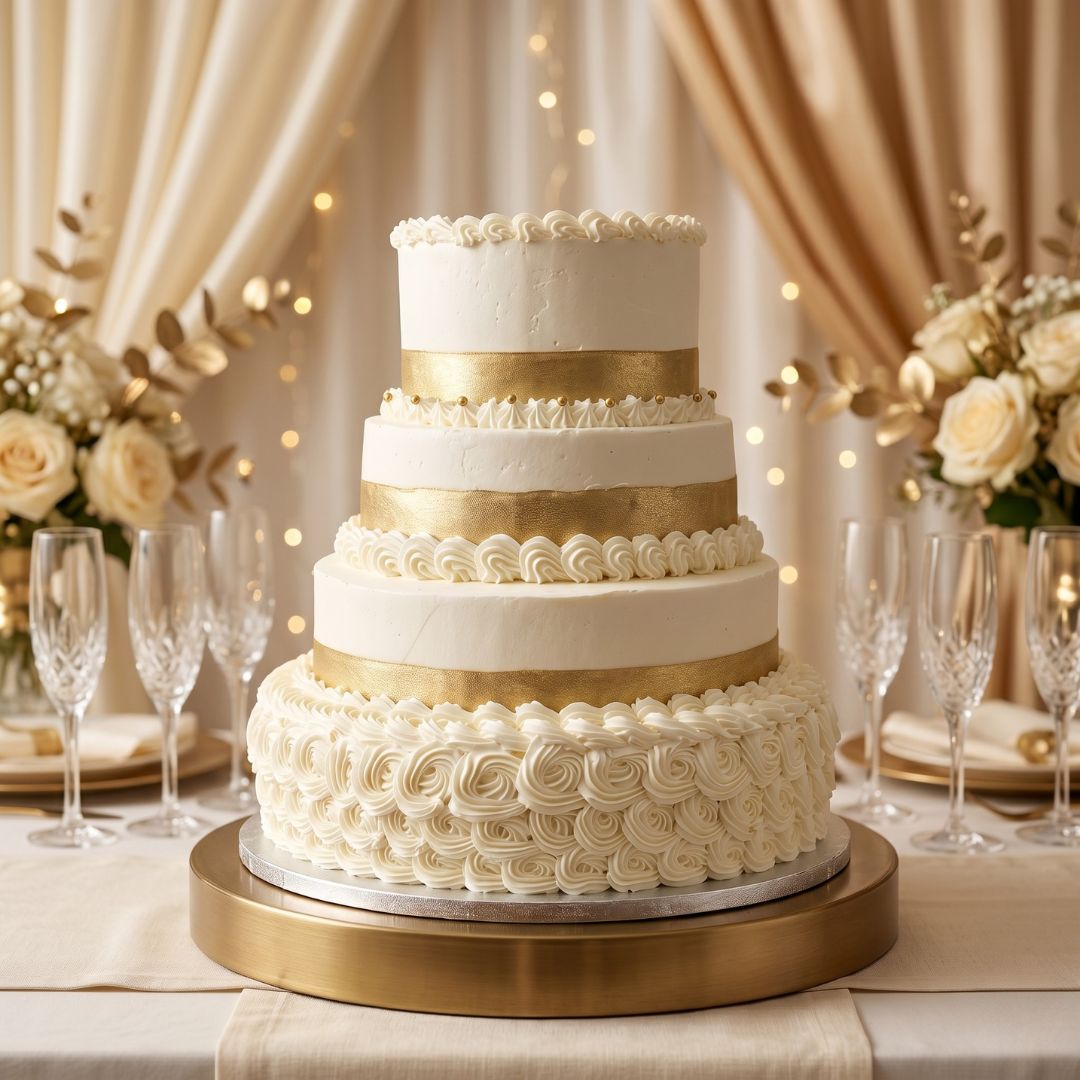 Gâteau de mariage prestige multi-étages
